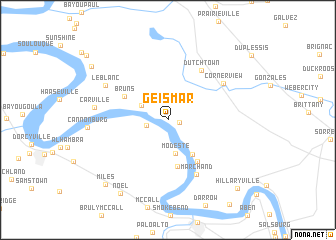 map of Geismar