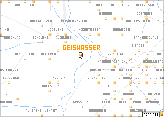 map of Geiswasser
