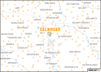 map of Gelbingen
