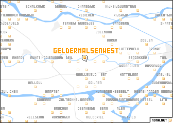 map of Geldermalsen-West