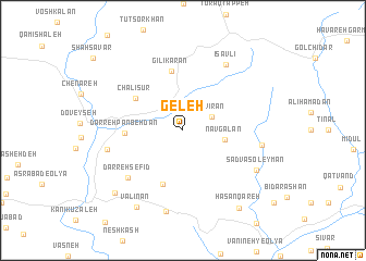 map of Geleh