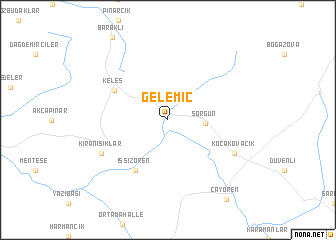 map of Gelemiç