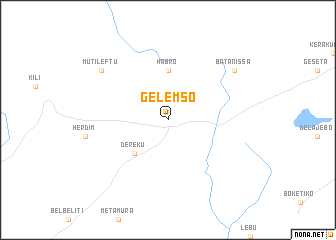 map of Gelemso