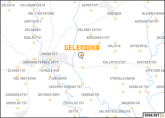 map of Gelenovka