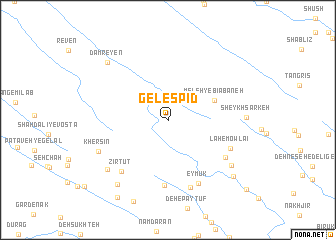 map of Gel Espīd