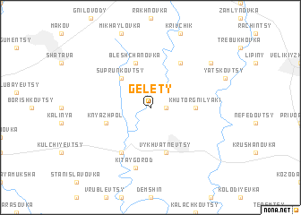 map of Gelety