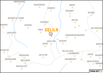 map of Gelīla