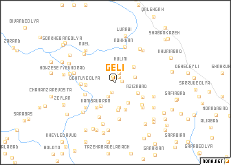 map of Gelī