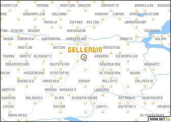 map of Gellendin