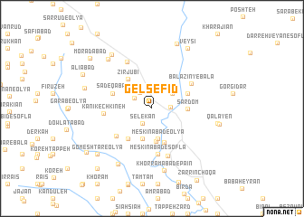 map of Gel Sefīd