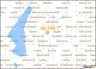 map of Gelting