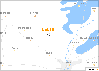 map of Geltur