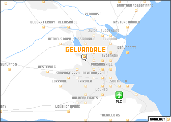 map of Gelvandale