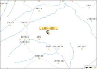 map of Gemawang