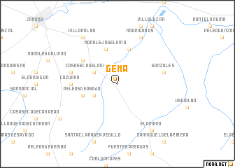 map of Gema