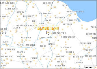 map of Gembongan