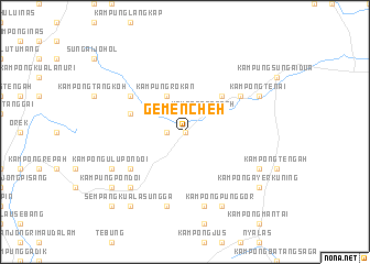 map of Gemencheh