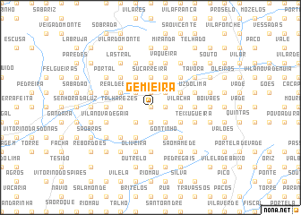 map of Gemieira