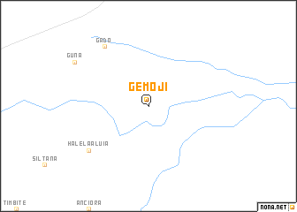 map of Gemojī