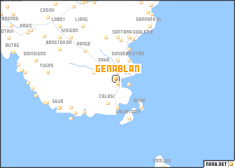 map of Genablan