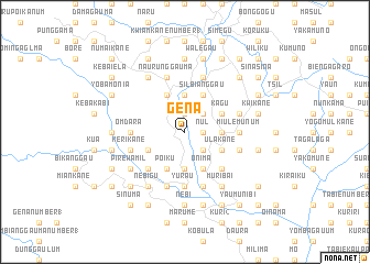 map of Gena