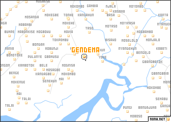 map of Gendema