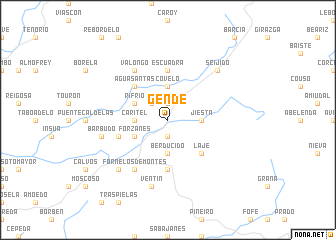 map of Gende