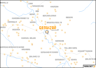 map of Gendīzār