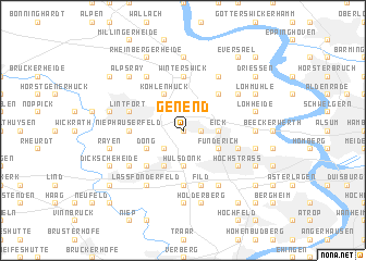 map of Genend