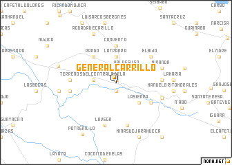 map of General Carrillo