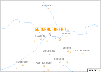 map of General Farfán