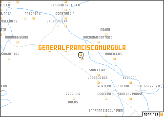 map of General Francisco Murgula