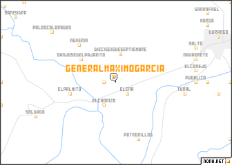 map of General Máximo Garcia