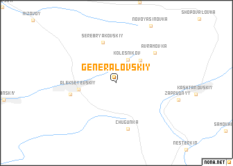 map of Generalovskiy