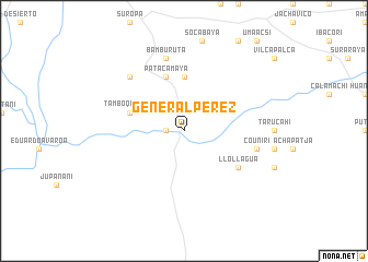 map of General Pérez