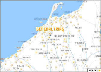 map of General Trias