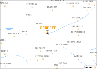 map of Genesee