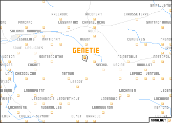 map of Genetie
