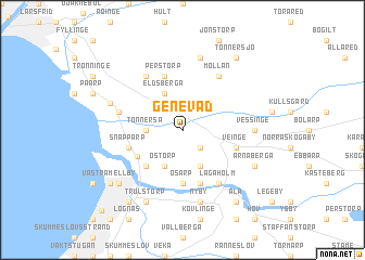 map of Genevad