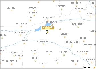 map of Gengji