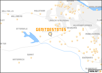 map of Genito Estates