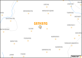 map of Genkeng