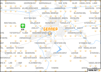map of Gennep
