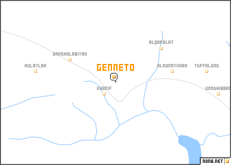 map of Genneto