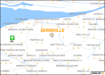 map of Genneville