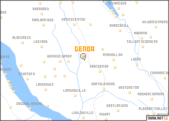 map of Genoa