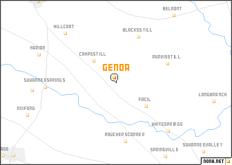 map of Genoa