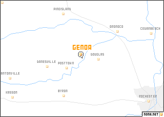 map of Genoa