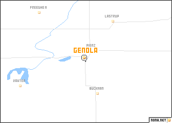 map of Genola