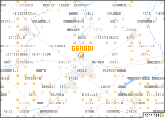 map of Genooi